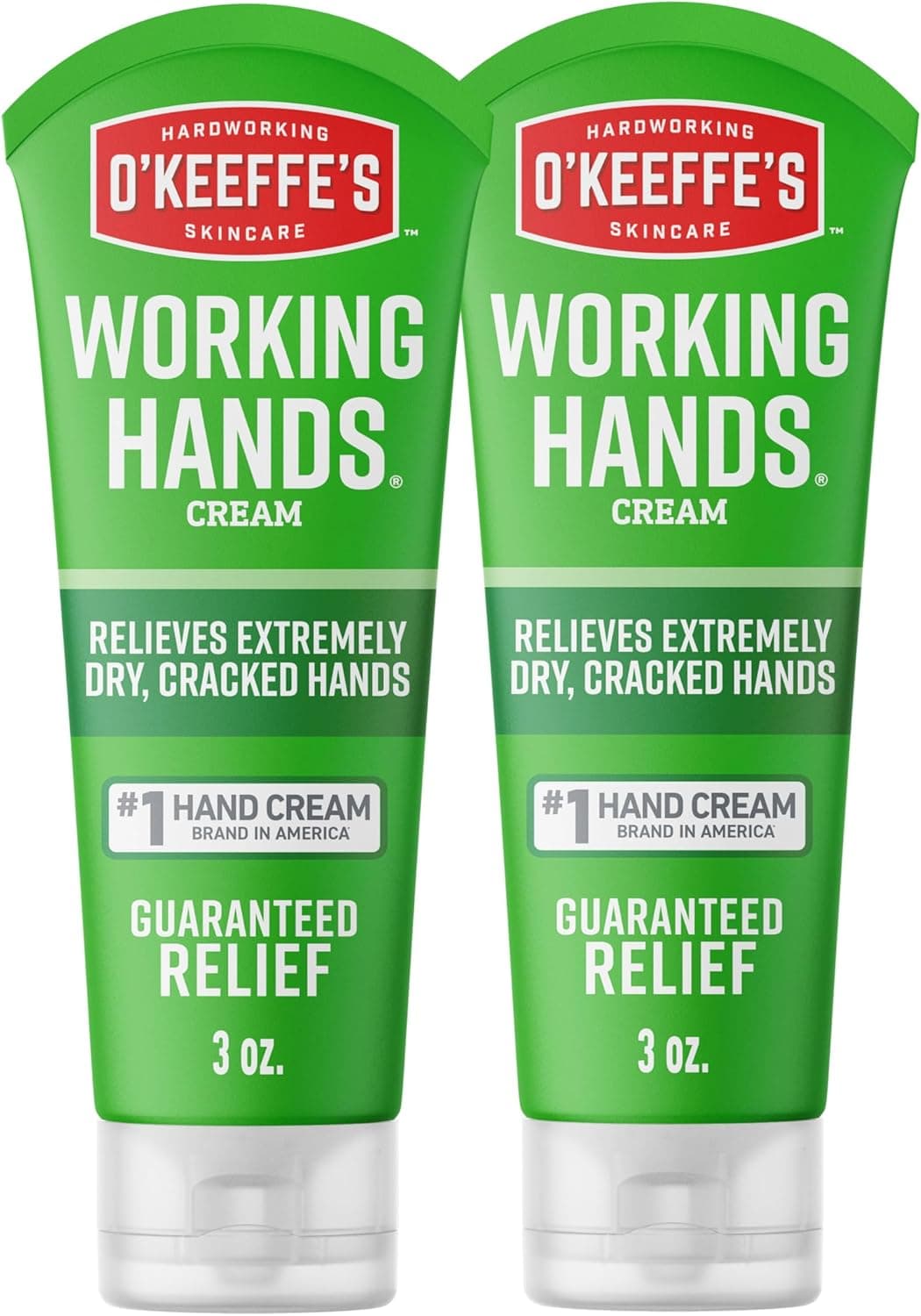 O'Keeffe's Working Hands Hand Cream for Extreme Dryness - 3 oz Tube (2 Pack)