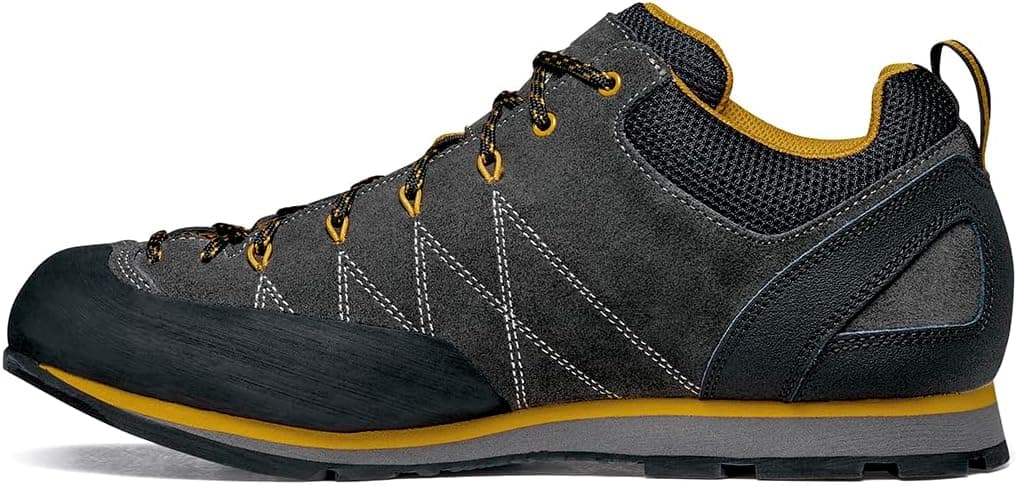 SCARPA Men's Crux Lightweight Suede Leather Approach Shoes for Hiking and Walking