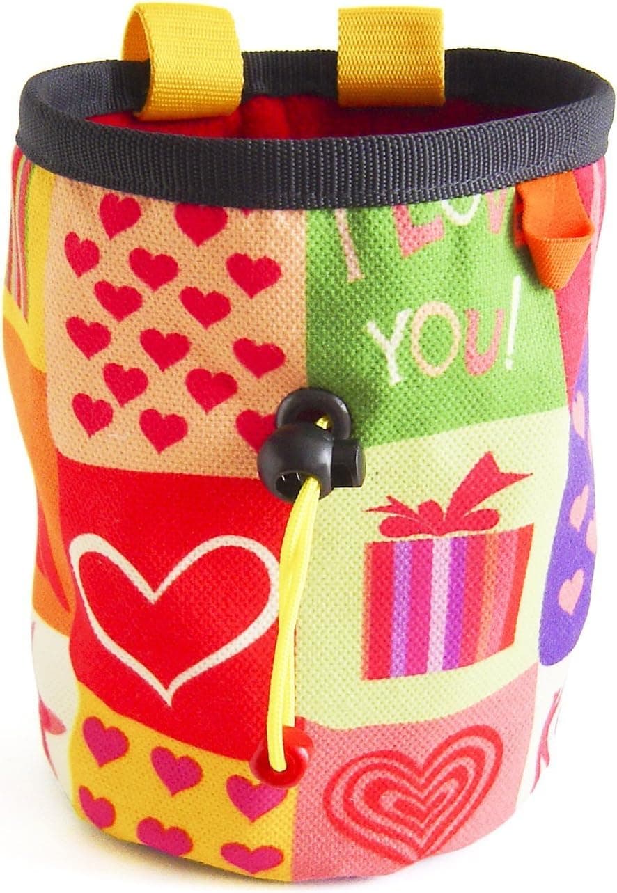Chalk Bucket for Bouldering - Handmade Large Chalk Bag XL for Rock Climbing