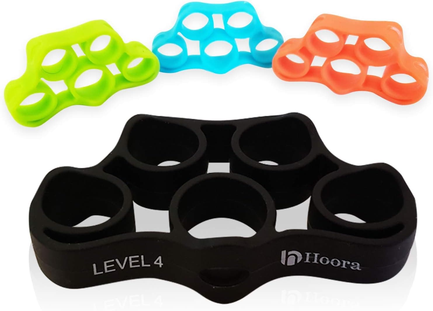 Finger Strengthener Grip Resistance Bands - Finger Extensor Exercise Bands for Rock Climbing and Tennis