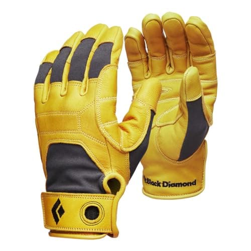 Black Diamond Transition Gloves, Rope Handling Belay/Rappelling, Leather, M