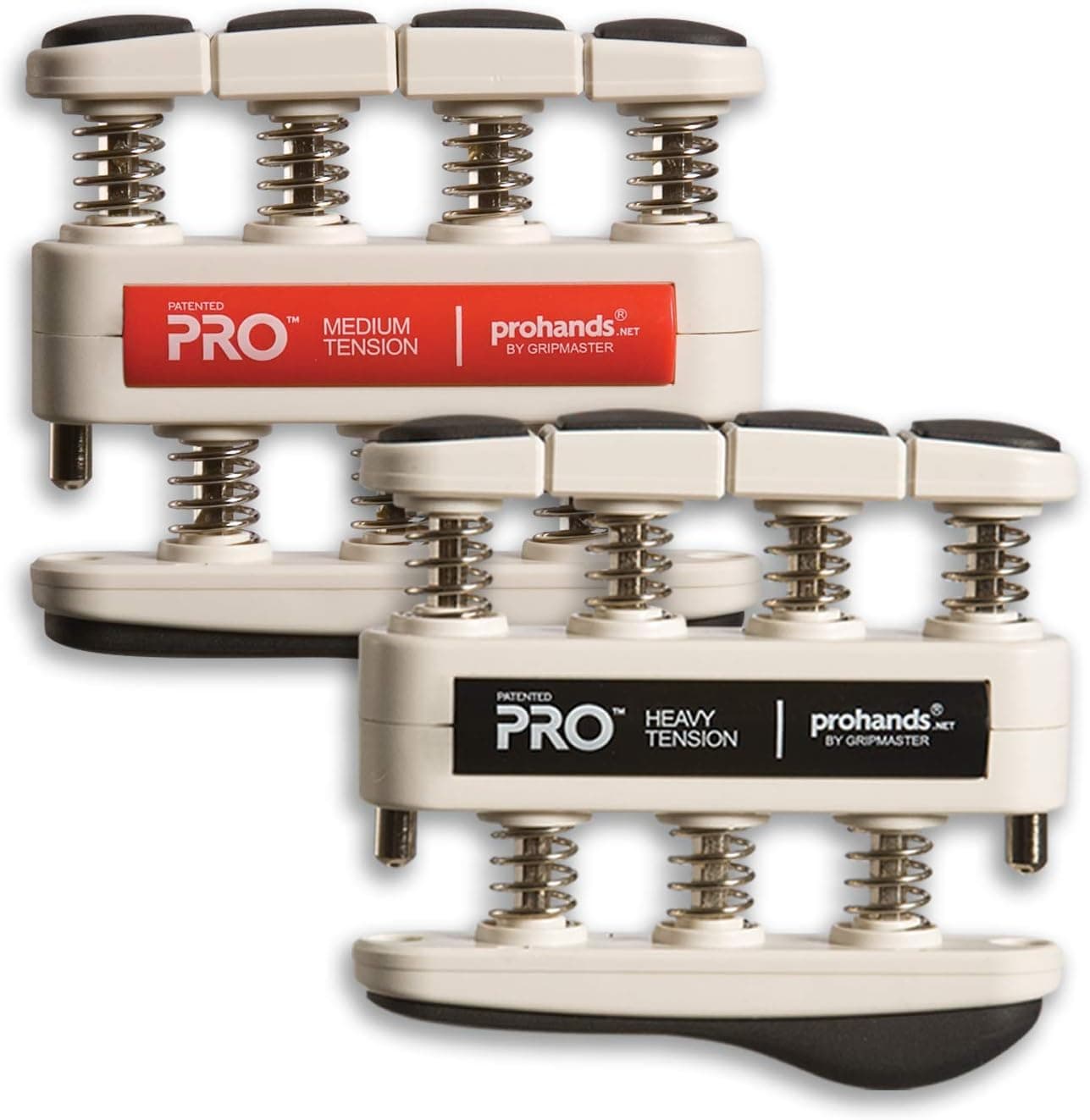 Gripmaster ProHands 2 Pack - Medium and Heavy Tension Hand Exercisers