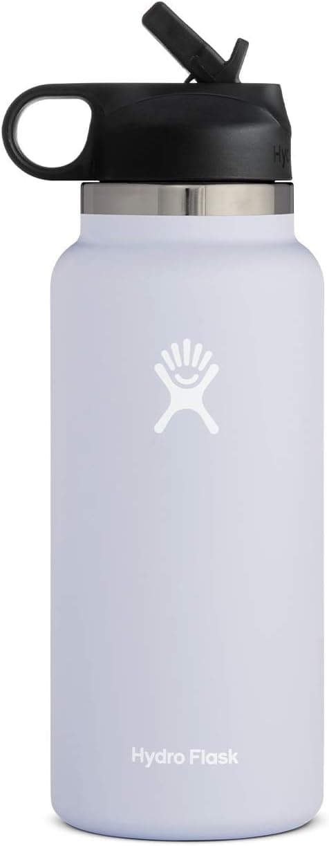 Hydro Flask 32 oz Wide Mouth Water Bottle with Straw Lid