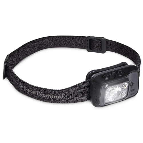 BLACK DIAMOND Spot 400-R Headlamp, Rechargeable, Dimmable, Bright, Graphite