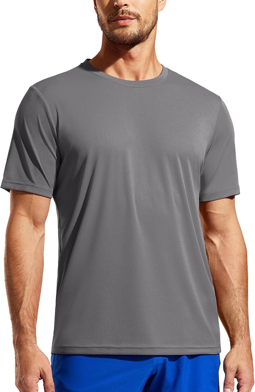 Haimont Men's Athletic Quick Dry Short Sleeve UPF 50+ T-Shirt