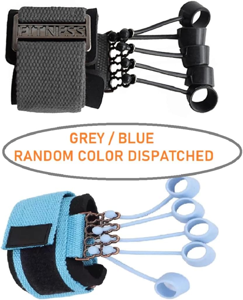 PRO365 Finger Gripper Exerciser - Finger Resistance Band Climbing Finger Strengthener (Tension 40LB, Grey)
