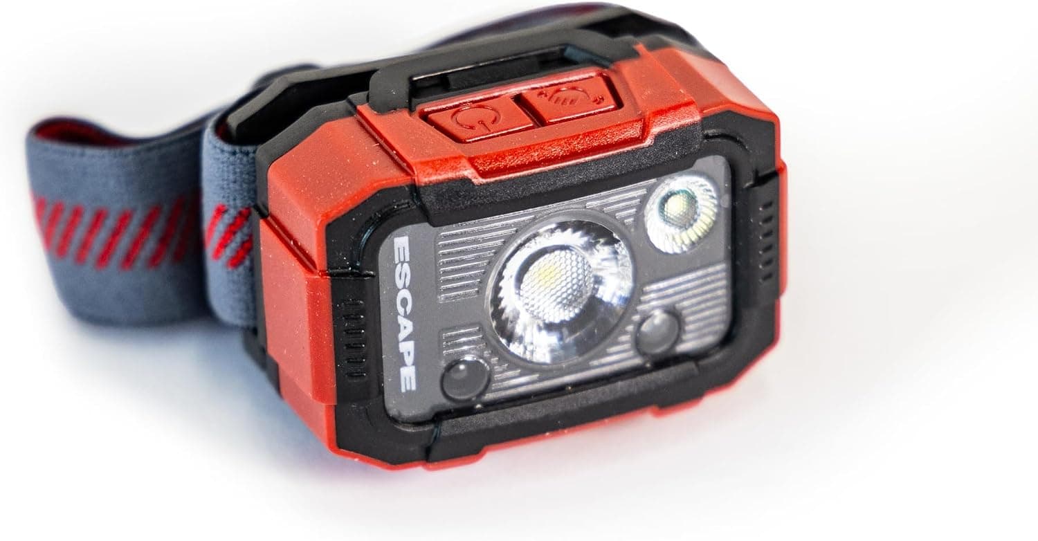 Escape Climbing 500 Lumen Headlamp - Designed for Climbing, Hiking and Bouldering