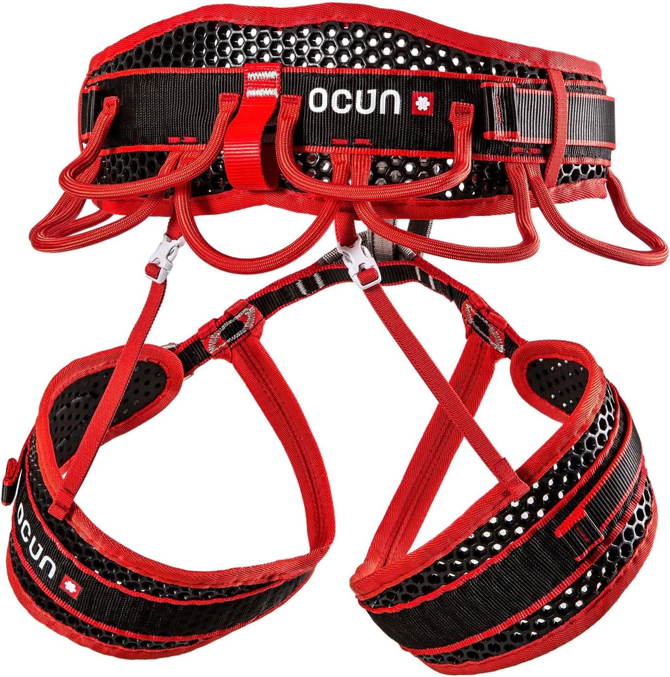 Ocun Webee Bigwall Rock Climbing Harness - 7 Gear Loop Half Body Safety Harness