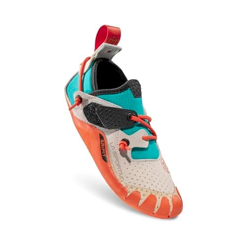 La Sportiva Kids Gripit Kids Rock Climbing Shoes, Chalk, 8+