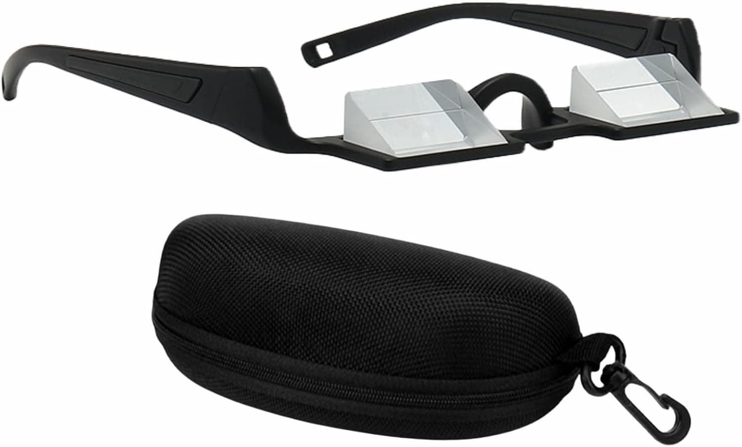 Belay Glasses with Prism Lenses - 90 Degree HD Viewing with Storage Case