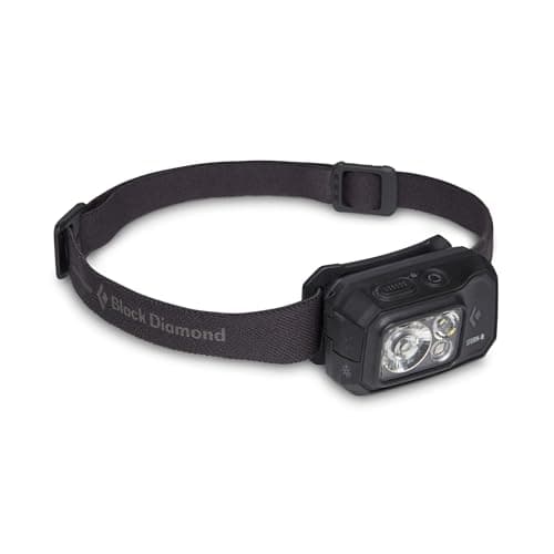 BLACK DIAMOND Storm 500-R Headlamp, Rechargeable, Dimmable Bright, BD Black
