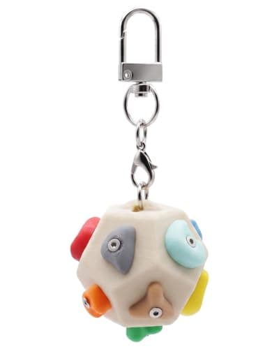 KNDSDRY Rock Climbing Keychain with Mini Bouldering Hold | Climbing Accessories for Climbers, Sport Style Key Ring and Bag Charm for Backpacks, Purses, and Handbags for Women Men