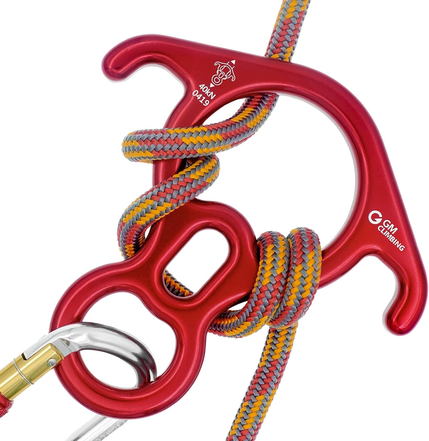 GM CLIMBING 40kN Rescue Figure 8 Descender with Bent-Ear