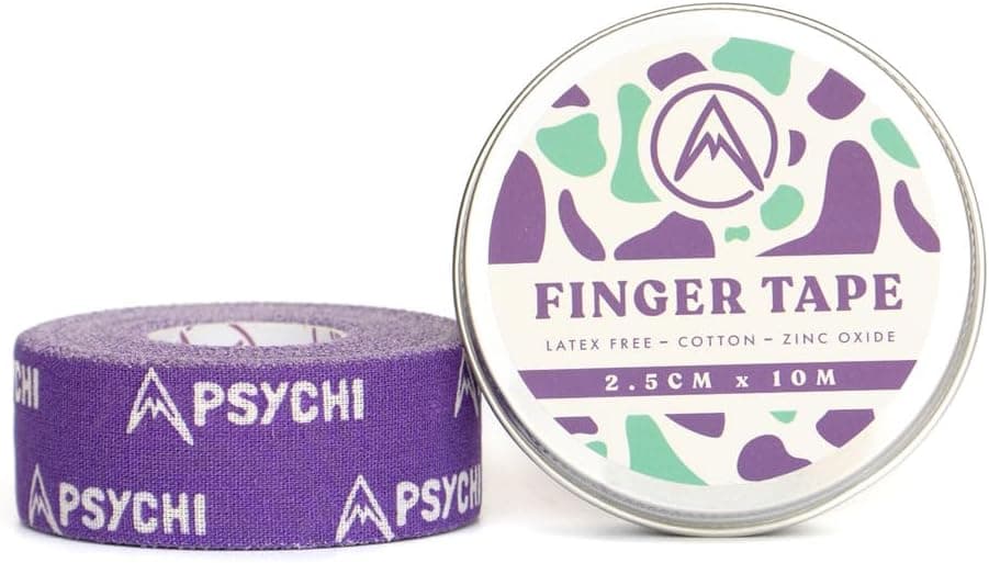 Psychi Zinc Oxide Sports Strapping Finger Tape for Rock Climbing - White (2.5cm)