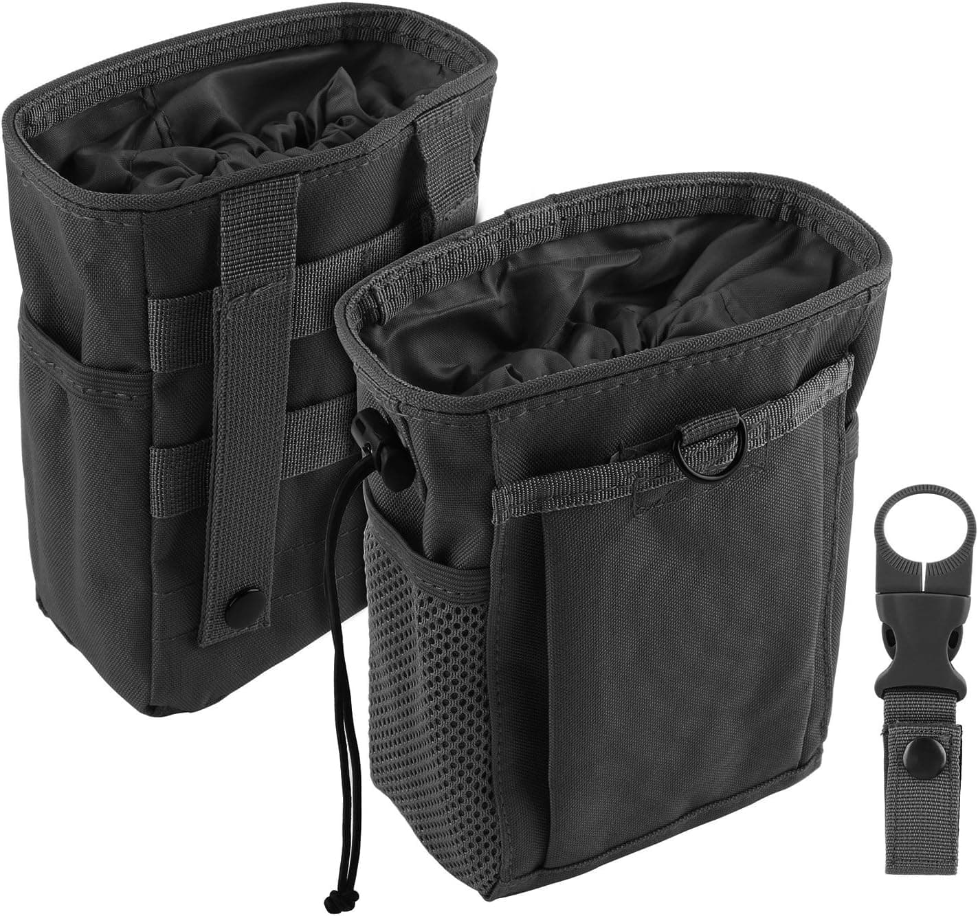 Chalk Bag for Rock Climbing with Bottle Clip and Drawstring Closure