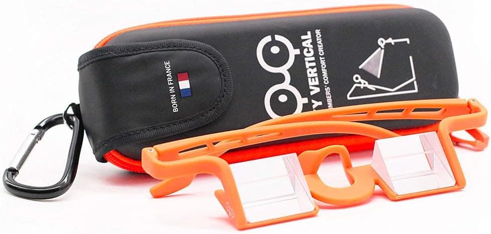 YY Vertical Plasfun Evo Belay Glasses - Orange Edition