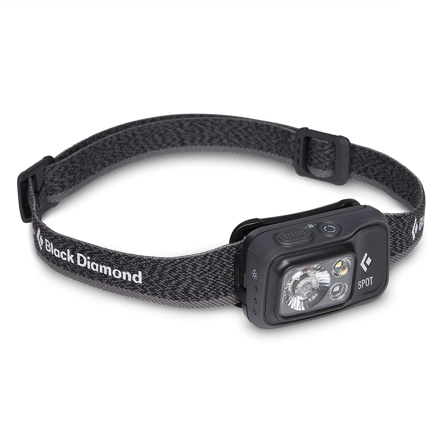 Black Diamond Spot 350 Headlamp - 350 Lumens, Dimmable, Waterproof, Graphite