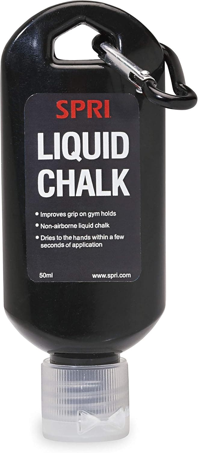 SPRI Liquid Chalk 50ml Bottle - Gym, Lifting, Rock Climbing, Weightlifting Chalk
