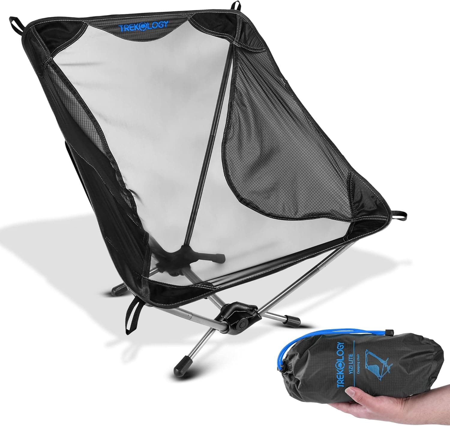 TREKOLOGY YIZI LITE Ultralight Beach Chair for Backpacking and Hiking