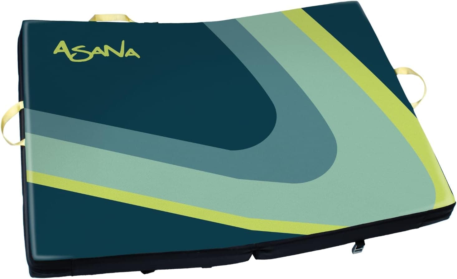 Asana Hero 'Mountain' Bouldering Crash Pad - Deluxe Suspension, Triple Layer Dual Density Foam (48x36x4)